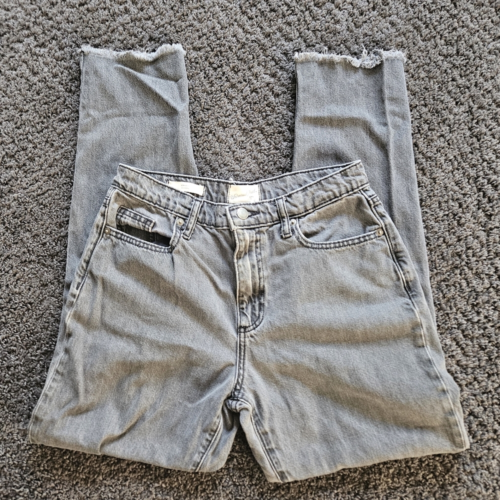 Stylish Gray- Black Women's Jeans